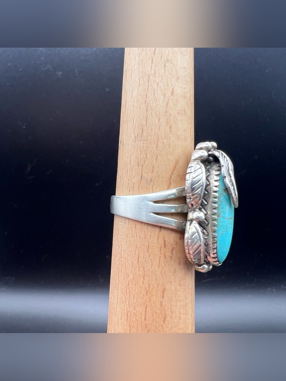 Sterling Silver Turquoise Ring - Picture 2 of 9